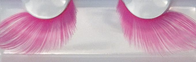 Grimas - wimpers - XL - roze - 259