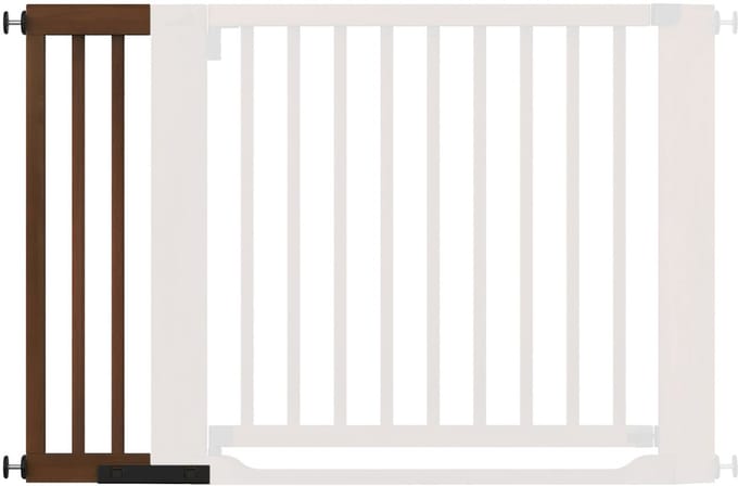 Geuther Easylock Verlengstuk - Hout - 20 cm - Walnut