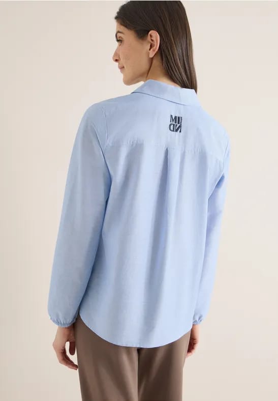 Blouse in effen kleur