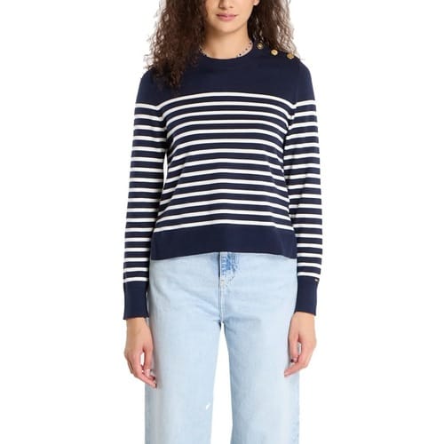 Trui Tommy Hilfiger Co Jersey Mid Gg Ls Gold