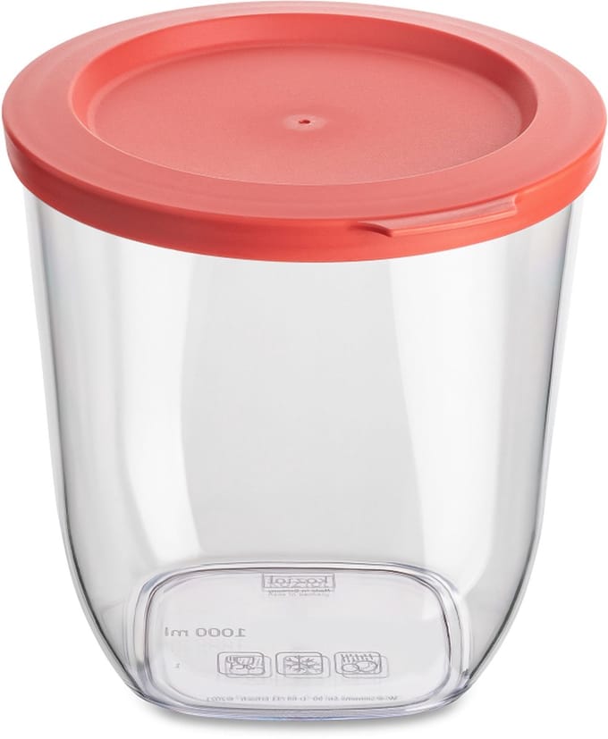 Voorraadpot, Rond, 1 L, Natuur Koraal - Koziol | Connect