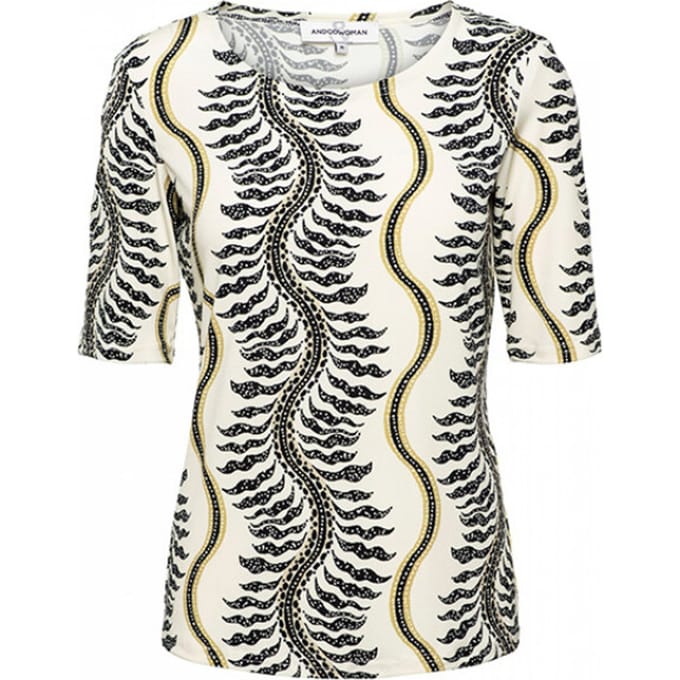 &Co Woman &co women top lillian vine biscuit