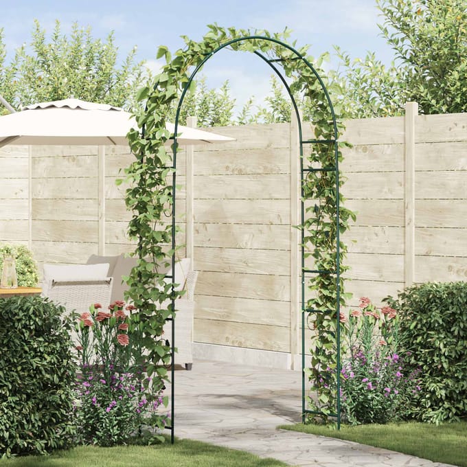vidaXL - Tuinboog - Groen - 115 - x - 37 - x - 231 - cm