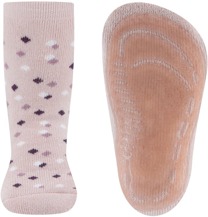 Ewers antislip sokken stipjes roze