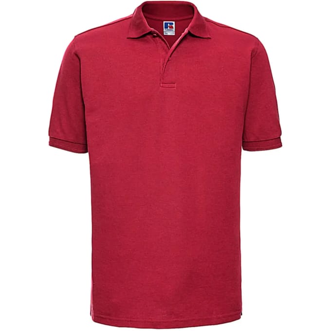 Men's Hardwearing Polycotton Poloshirt 'Russell' Convoy Grey - L