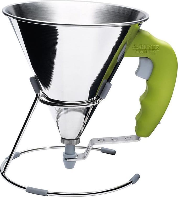De Buyer Kwik Mini Doseertrechter - 0,8L - Rvs - Groen