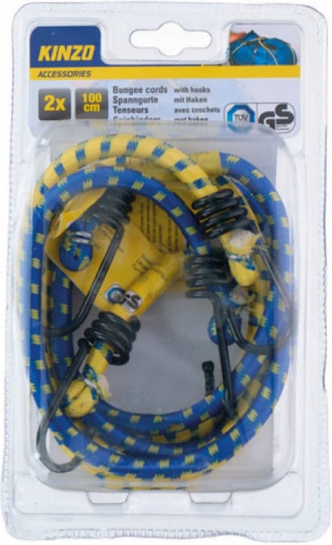 Snelbinder Kinzo Auto 100 cm Ø 8 mm (2 Stuks)