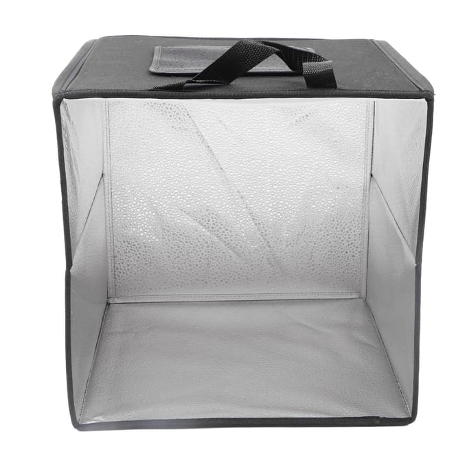 30cm Mini Fotostudio Lichtbox LED Draagbaar Opvouwbaar Fotostudio Opnametent Kit met 6 Soorten gray
