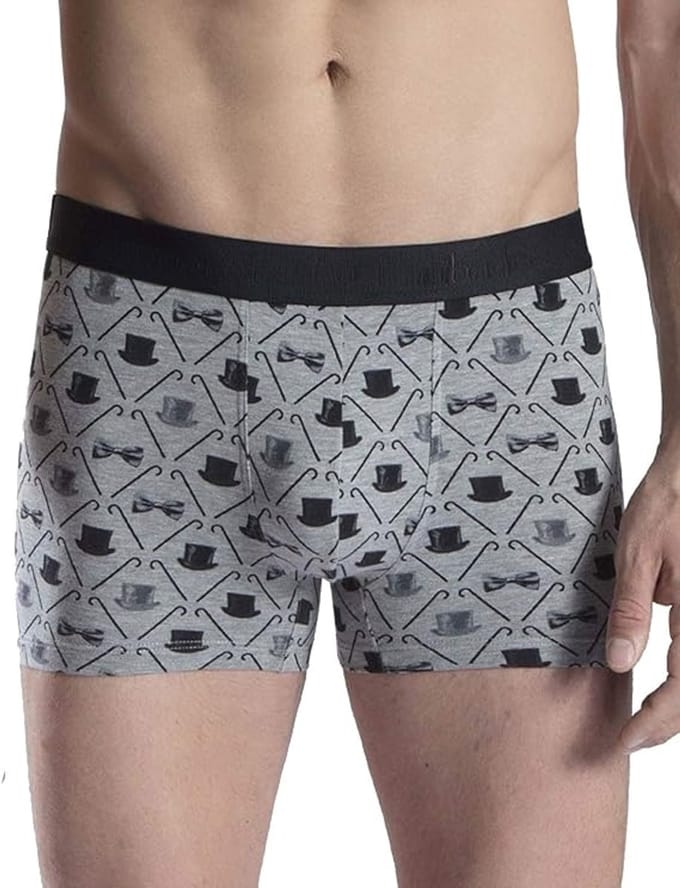 Aubade Men x Viktor & Rolf - boxershort - maat M - grijs/zwart - XB73M