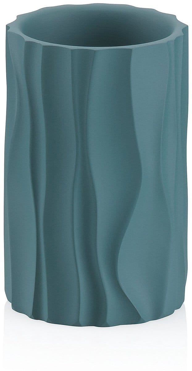 Badkamer Drinkbeker, Polyresin, Teal Blauw - Kela | Merida