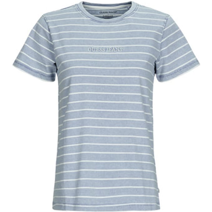 Guess  T-shirt Korte Mouw SS CN REG YD STRIPED TEE