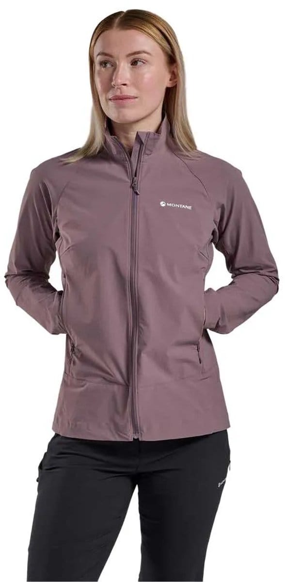 Montane F Tenacity Nano Jacket, softshelljas, dames, paars