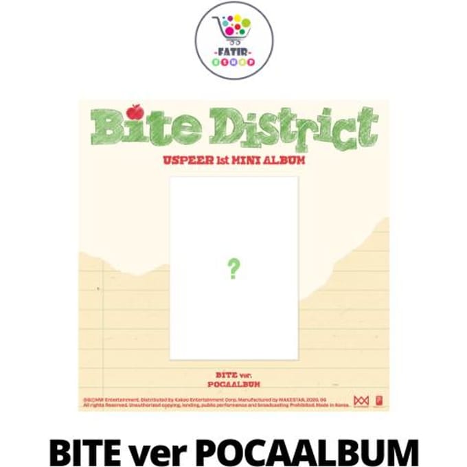 [Précommande] Mini-album 1er [BITE DISTRICT] de USPEER Version au Choix Album Officiel K-POP CD BITE Ver. (POCAALBUM) beige