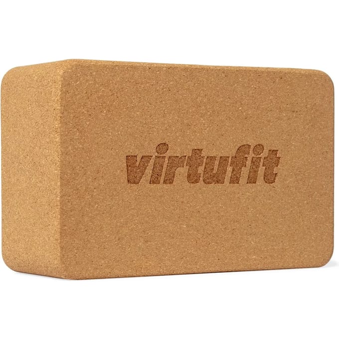 VirtuFit Premium Kurk Yoga Blok - 100% Ecologisch