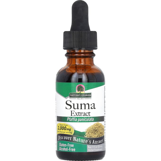 Nature'S Answer, Suma Extract, Alcoholvrij, 670mg, 30ml(1 fl oz)