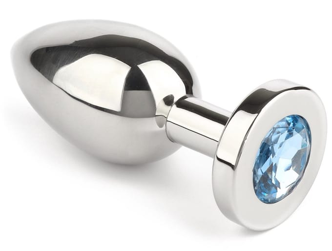 Mr. Steel Buttplug Jewled Medium