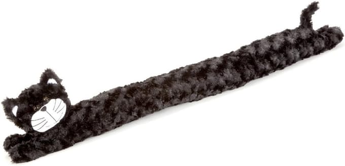 Katten Deurstopper - Tochtstopper Kat - Houdt Warmte Binnen - Dubbele Functie - 91 x 33 cm - Grijs