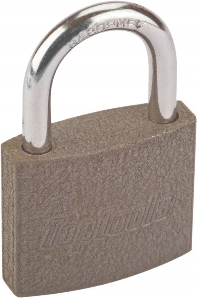 TopTools Hangslot 75 mm met 2 Sleutels - Robuust en Weerbestendig