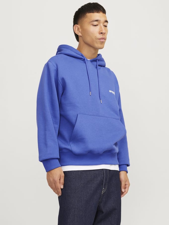 JACK&JONES - JWHUNION PRINT SWEAT HOOD - Jongens - Sweaters