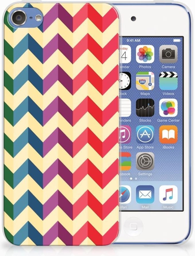 Apple iPod Touch 5 | 6 TPU bumper Zigzag Multi Color