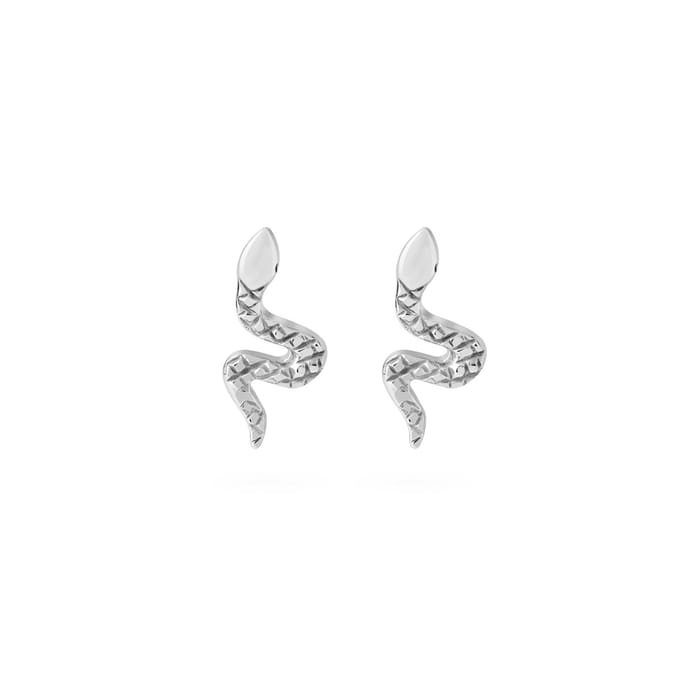 Slang Oorknopjes 925 Sterling Zilver