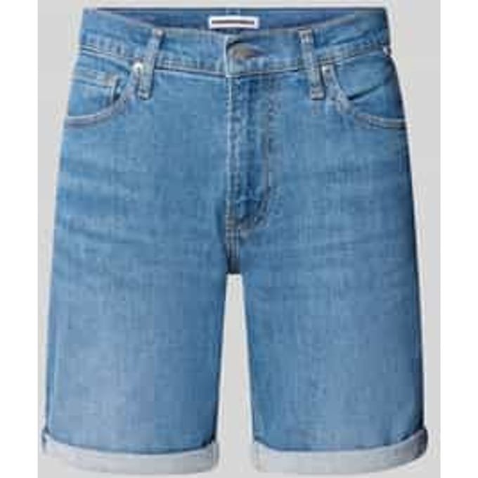 slim fit korte jeans van katoenmix model 'NAAILO'