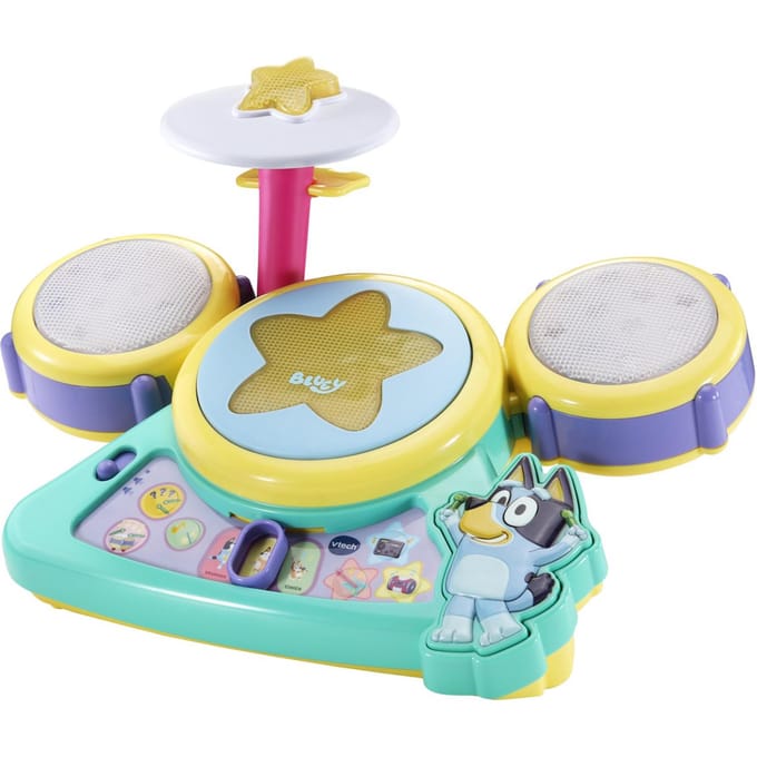 VTech speelgoed - Bluey Drumstel voor kinderen muziekplezier.