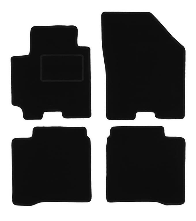 Zwarte veloursmatten voor: Suzuki Baleno II hatchback (2015-)