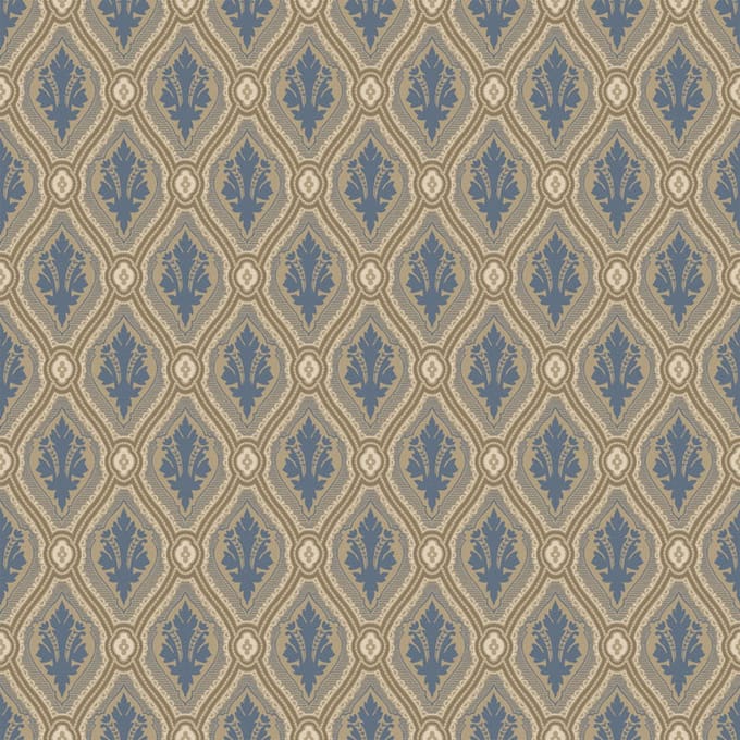 Duro Vliesbehang 542-04 - Gammalsvenska Papper - Klassiek Blauw - 53cm x 10.05m