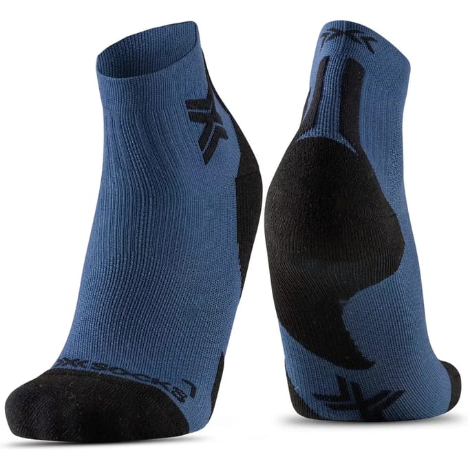 X-Socks Run Discover Ankle Hardloopsokken Marine/X Black 39-41