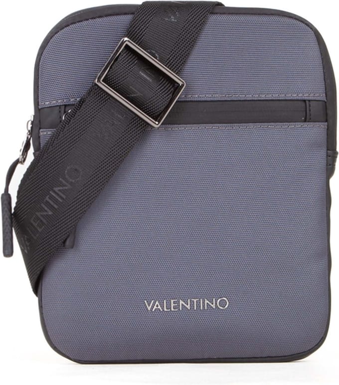 VALENTINO Schoudertas Tron Crossbody Bag Antrac / Nero Grijs