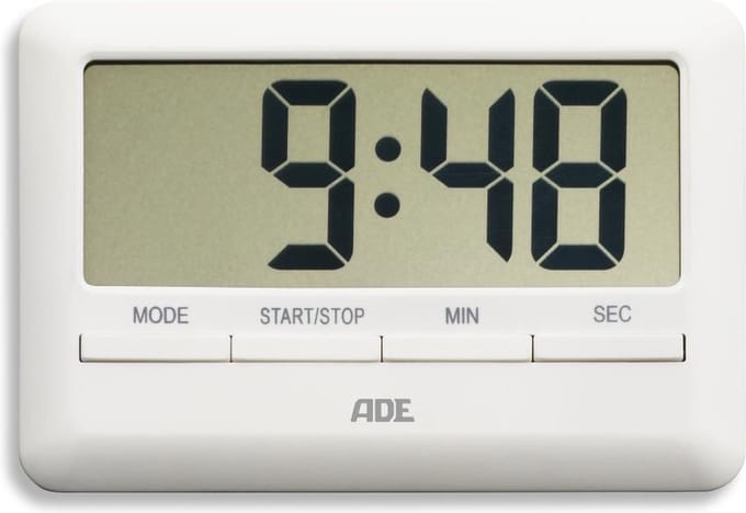 ADE Kookwekker - Keukentimer Digitaal - Wit