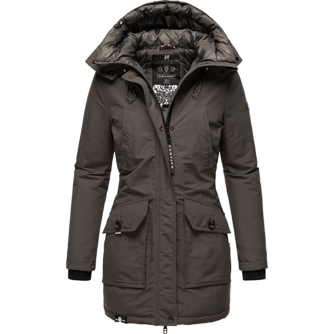 Navahoo dames winterjas Blizzardstorm – Lang, Warm & Functioneel