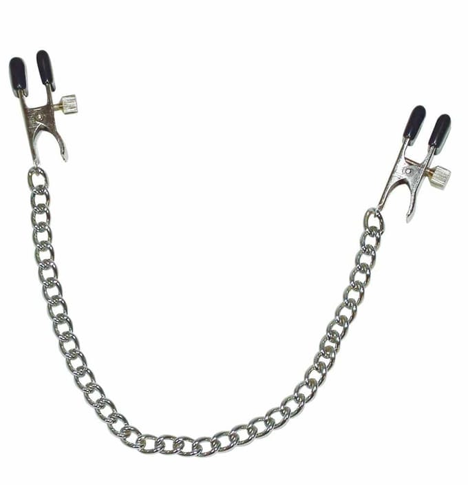 Tepelklemmen met Borstenketting - Metaal
