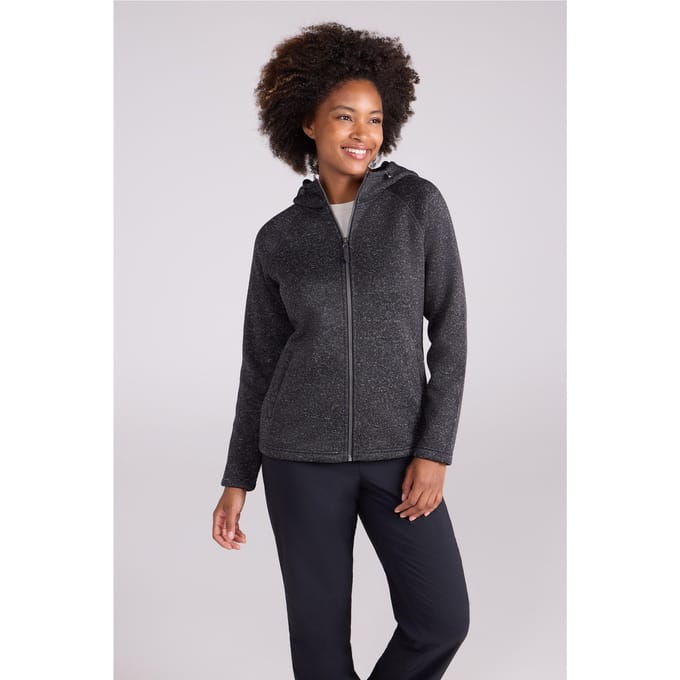 Mountain Warehouse Dames/dames Nevis Full Zip Hoodie (Donkergrijs)