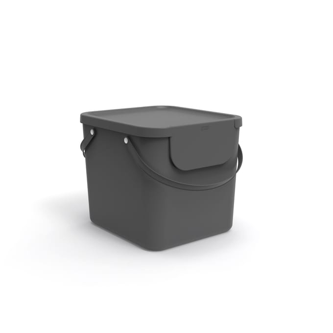 rotho Albula - rubbish bin - 40 L - plastic - antracite