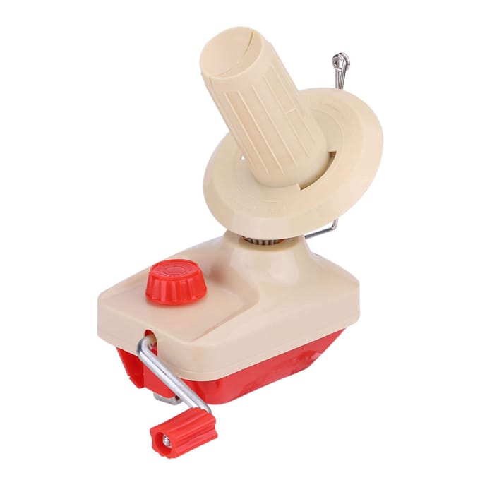 Handbediende Breimolen String Garen Vezel Wol Draad Bolwinder Houder Naaiaccessoires wit