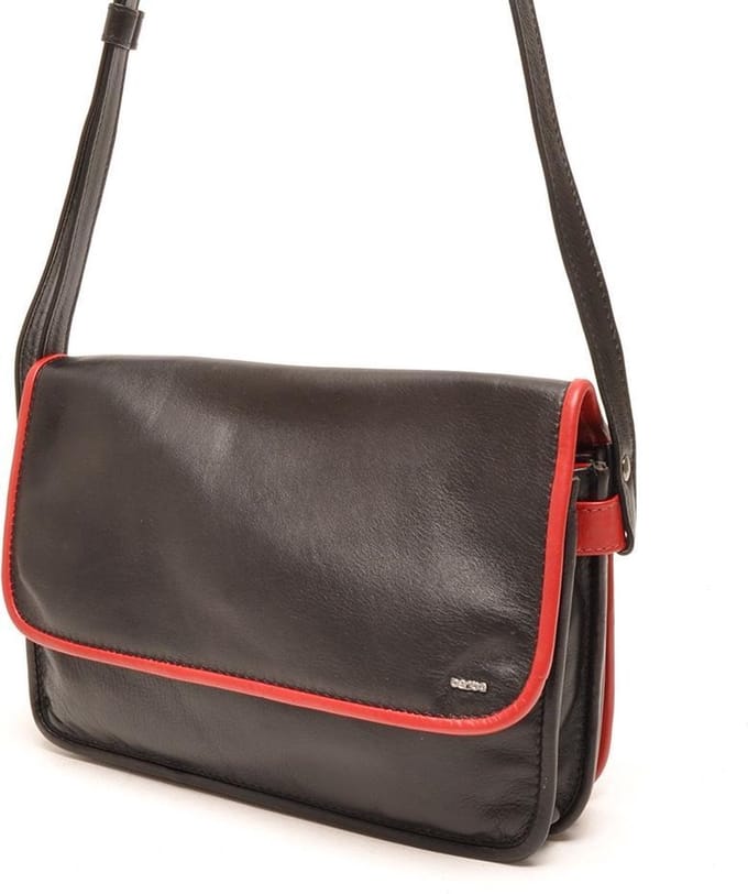 Berba | Soft | Crossbody-tas | Dames | Zwart | Leer