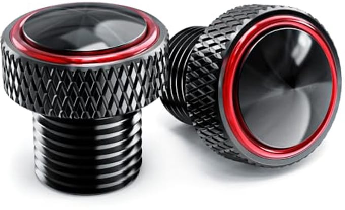 Motorcycle Mirror Hole Covers M10 - Universally Compatible