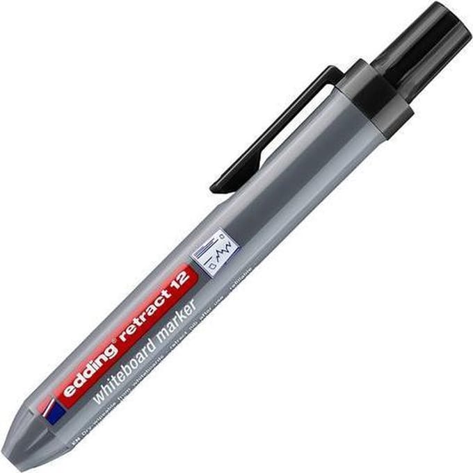 edding Inklikbare Whiteboardmarker, Ronde Punt, 1,5 mm, Zwart (pak 10 stuks)