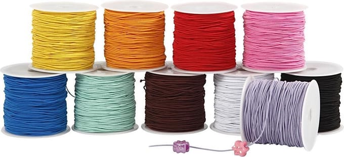 Creativ Company Elastiek Set 10 kleuren à 25m