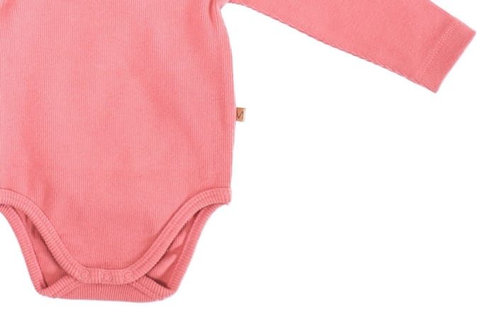 MXM Baby romper- Turtleneck- Lange mouwen- Roze- Maat 56