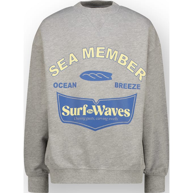 Vingino Boys Nofer Sweater Fearless Grey Melee Größe: 2 | Strickjacken Outlet | kids | Grau