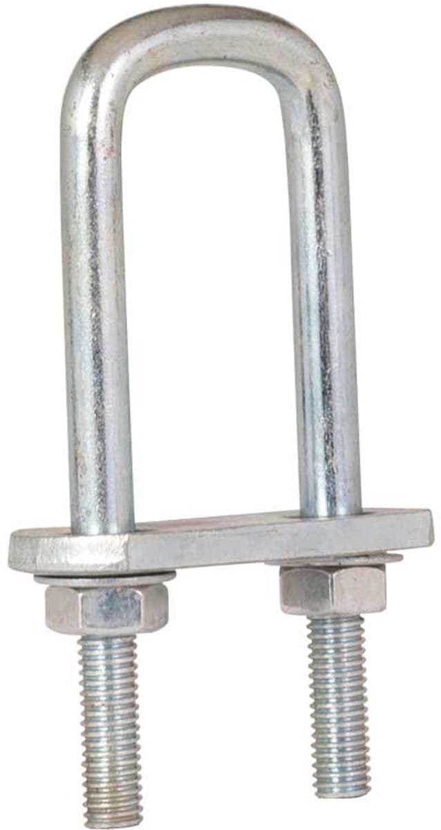 U bout M10 met strop 110 x 33 mm - verzinkt