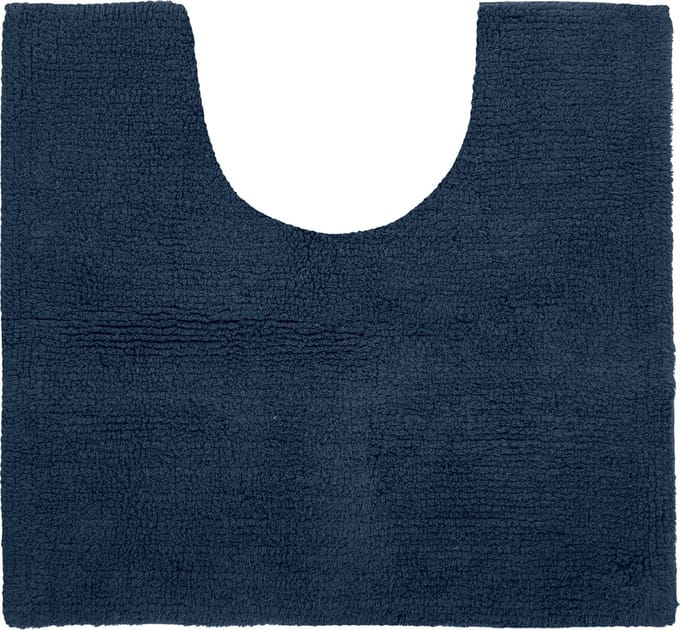 Toiletmat RIVA - katoen antislip, SET/2, 50X45cm, blue insigna