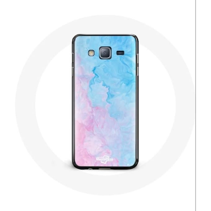 Case voor Samsung Galaxy j3 2016 Blauw roze achtergrond