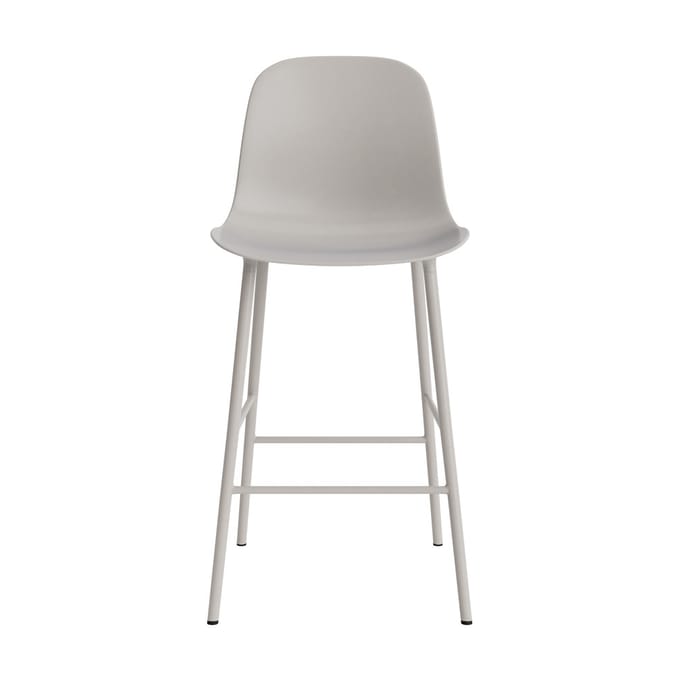 Normann Copenhagen Form Barstoel staal - NormannCopenhagenFormWarmGrey - 65 cm
