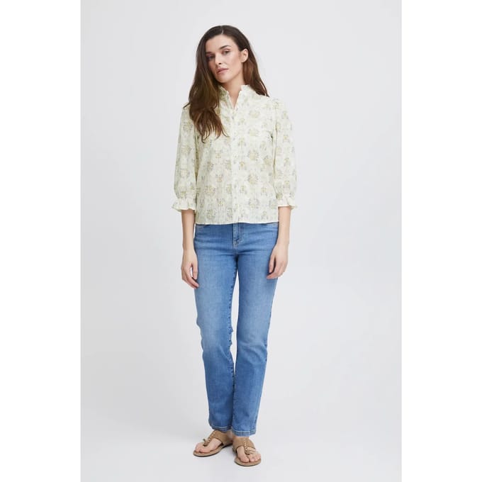 Damesblouse met lange mouwen Pulz Jeans Willa