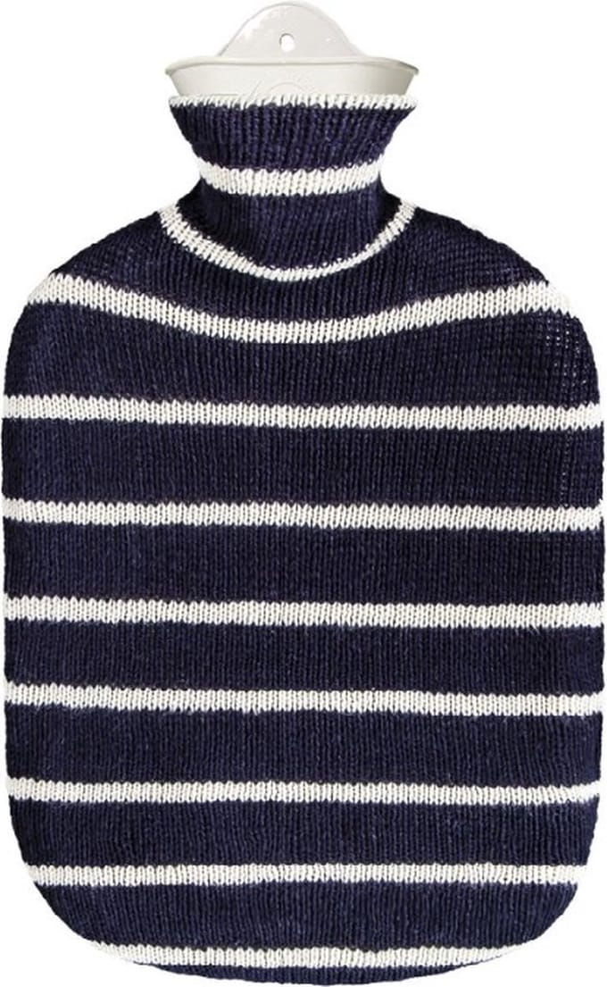 Sänger - Blauw Wit Gestreepte Hoes - Marine - Warmtekruik