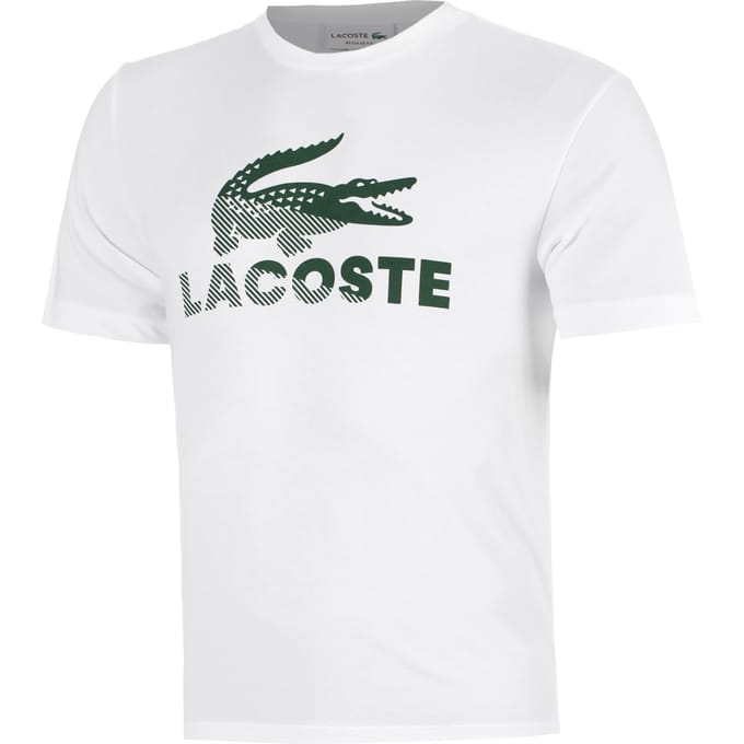 Lacoste Regular Fit Printed Cotton T-Shirt wit